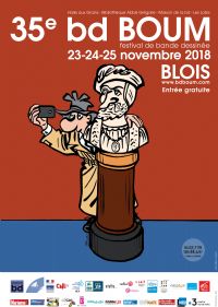 Festival bd Boum 35. Du 23 au 25 novembre 2018 à Blois. Loir-et-cher.  09H.0